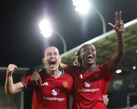 E. Terland Hat-Trick Propels Manchester United Through to Women's Champions League Main Draw