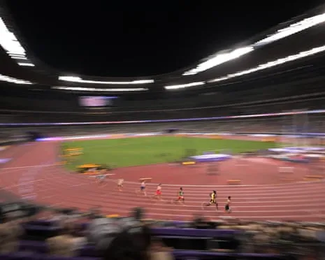 International Athletics Competition: Action-Packed Evening Featuring One-Lap Races, Half-Lap Heats and More