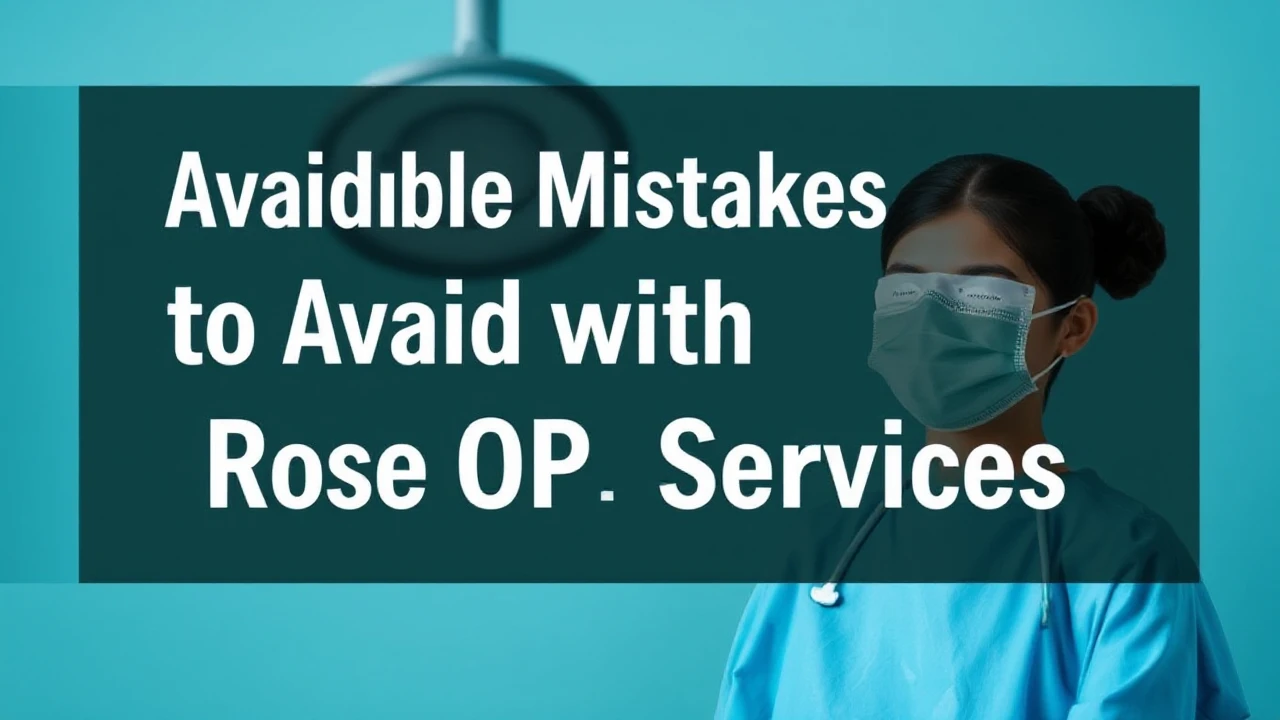 Avoidable Mistakes to Avoid with Rose OP Services